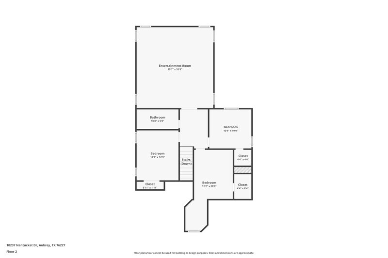0/Mo, 10237 Nantucket Dr Providence Village, TX 76227 Floor Plan View 2