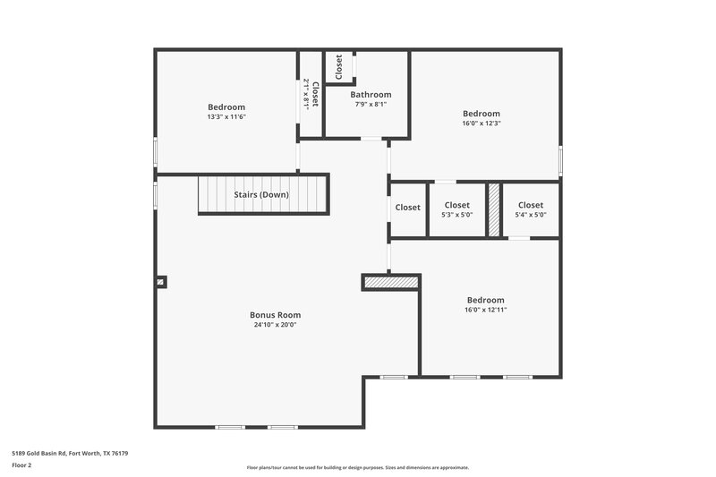 2,960/Mo, 5189 Gold Basin Rd Fort Worth, TX 76179 Floor Plan View 2