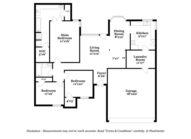 2,275/Mo, 809 Irene St Burleson, TX 76028 Floor Plan View