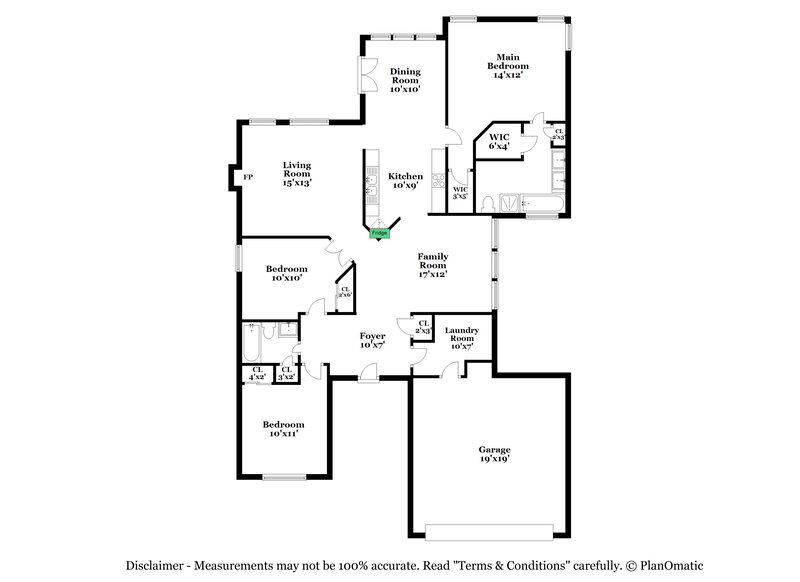 2,750/Mo, 5102 Clarksburg Ct Arlington, TX 76017 Floor Plan View