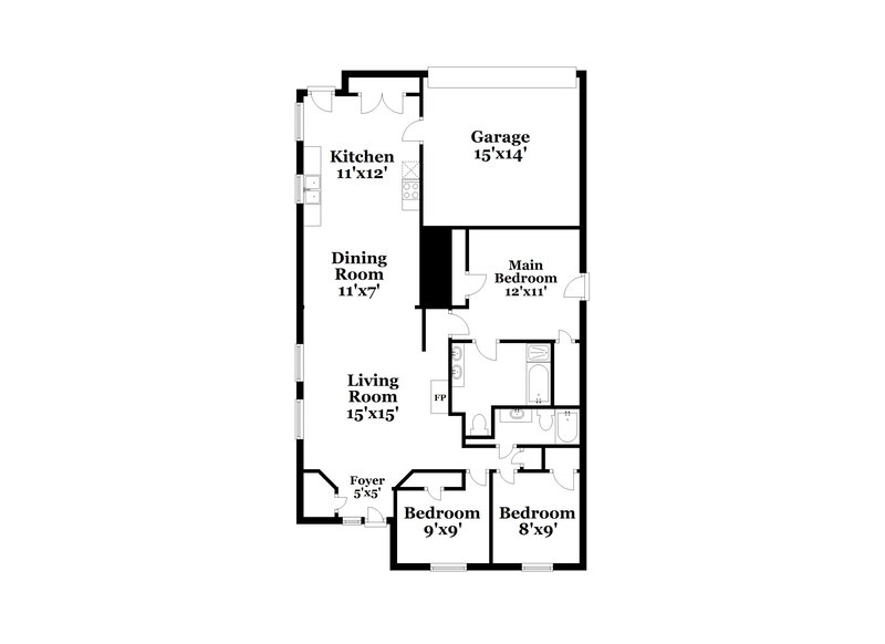 2,330/Mo, 2601 Thistle Ln Rowlett, TX 75089 Floor Plan View