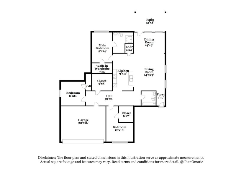 1,740/Mo, 505 Indian Crk Anna, TX 75409 Floorplan View