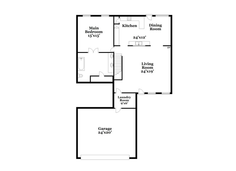 2,330/Mo, 6321 Seal Cove Fort Worth, TX 76179 Floor Plan View