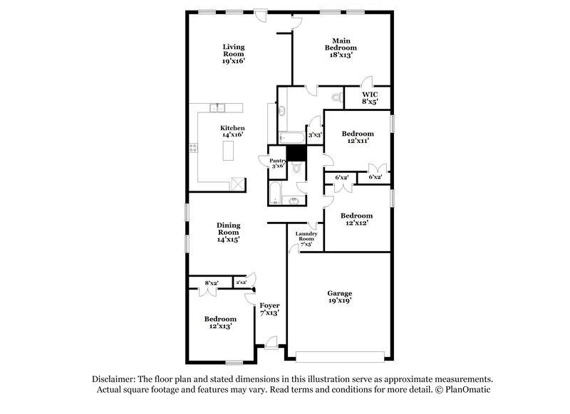2,590/Mo, 2444 Clairborne Dr Fort Worth, TX 76177 Floor Plan View