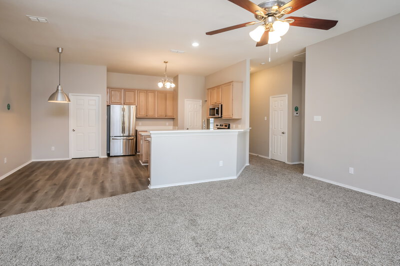 2,340/Mo, 5805 Crowder Dr Fort Worth, TX 76179 Living Room View 3