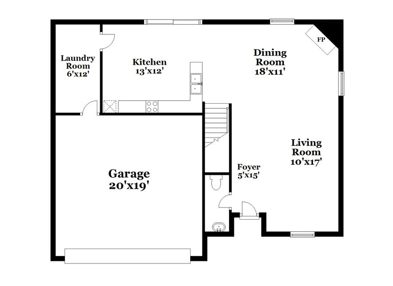 2,070/Mo, 1649 Dream Catcher Way Krum, TX 76249 Floor Plan View