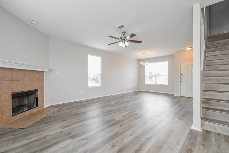 2,070/Mo, 1649 Dream Catcher Way Krum, TX 76249 Living Room View