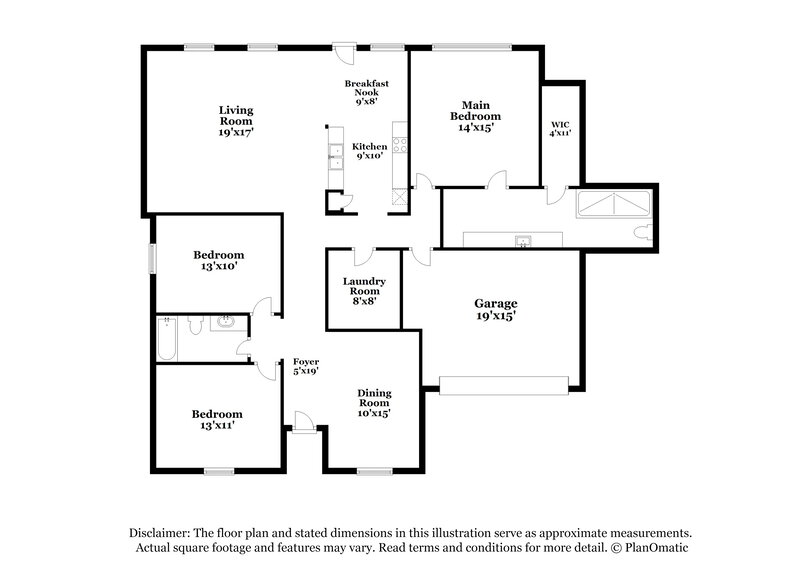 2,465/Mo, 1410 Buckingham Dr Forney, TX 75126 Floor Plan View