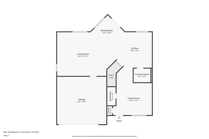2,065/Mo, 8201 Southbrook Cir Fort Worth, TX 76134 Floor Plan View