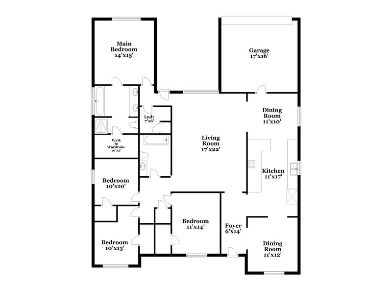 2,350/Mo, 113 Lanshire Dr Rockwall, TX 75032 Floor Plan View