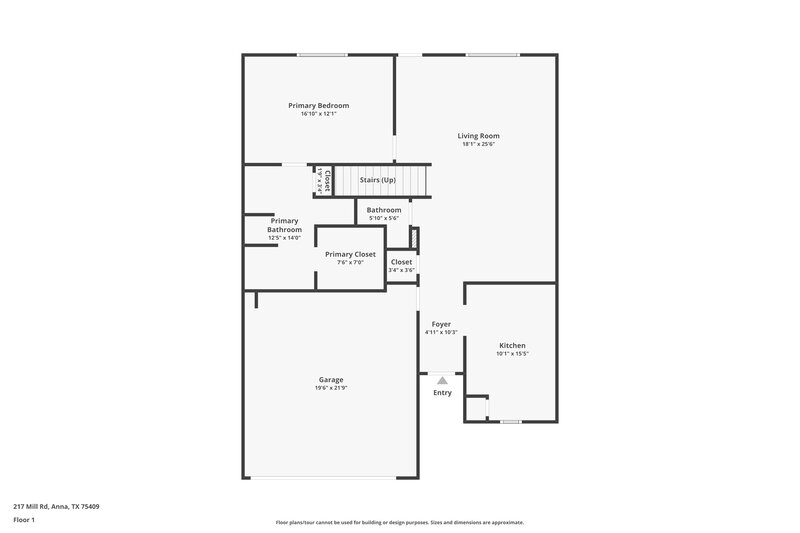 2,260/Mo, 217 Mill Rd Anna, TX 75409 Floor Plan View 2