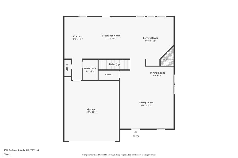 2,590/Mo, 1326 Burleson St Cedar Hill, TX 75104 Floor Plan View