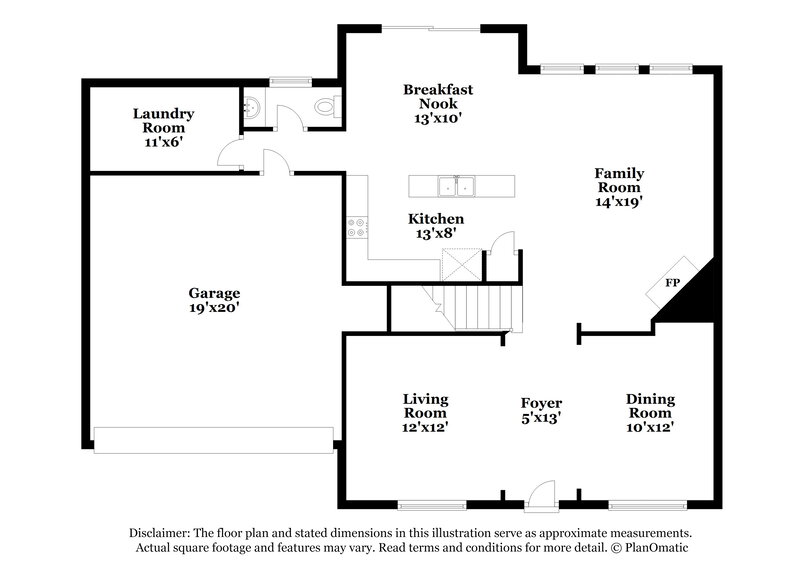 2,955/Mo, 2504 Frontier Dr Grand Prairie, TX 75052 Floor Plan View