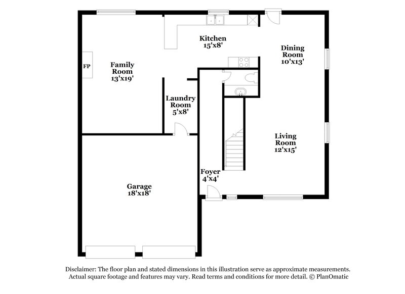 2,410/Mo, 918 Park Pl Blvd Midlothian, TX 76065 Floorplan View