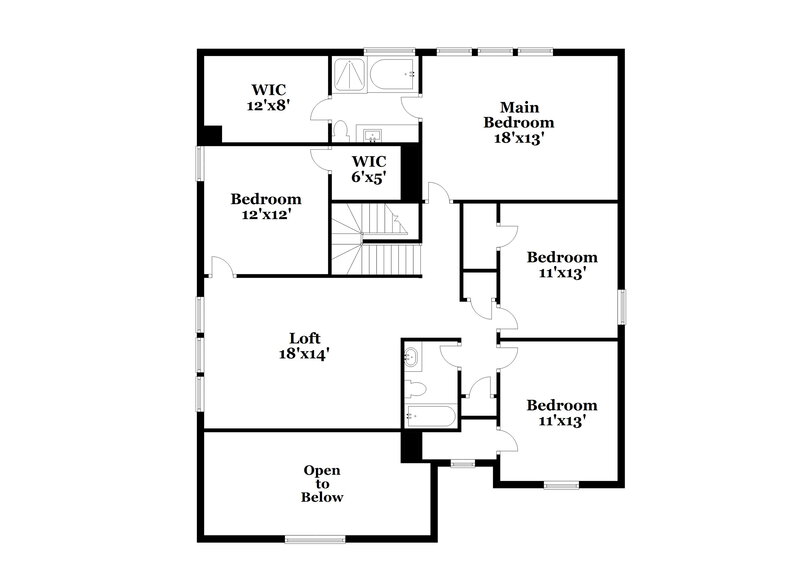 2,915/Mo, 1808 Duck Cove Dr Aubrey, TX 76227 Floor Plan View 2