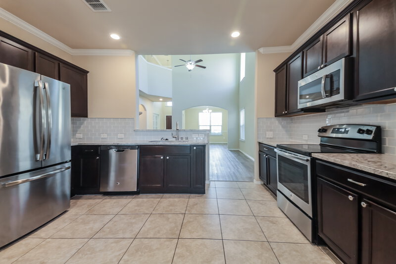 2,550/Mo, 605 Wounded Knee Dr Aubrey, TX 76227 Kitchen View 2