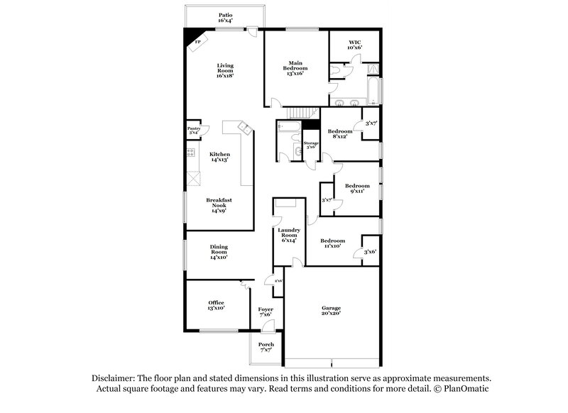 2,900/Mo, 1409 Mockingbird Dr Aubrey, TX 76227 Floor Plan View 2