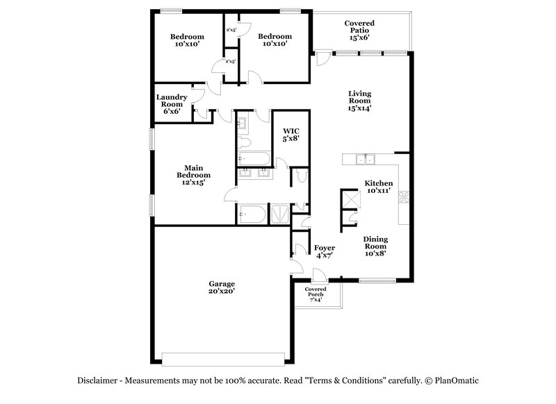2,050/Mo, 413 Brahma St Aubrey, TX 76227 Floor Plan View