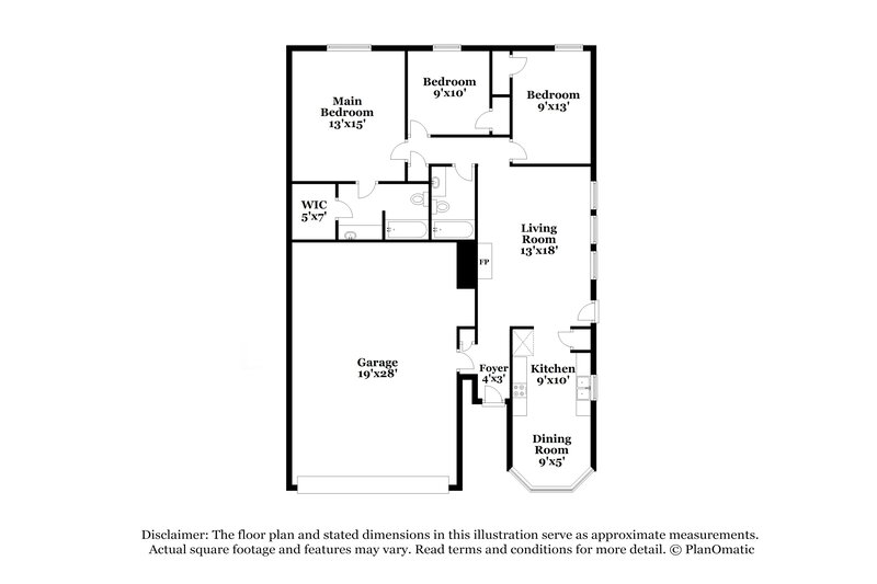 2,160/Mo, 1225 Misty Dr Midlothian, TX 76065 Floor Plan View