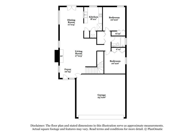 2,480/Mo, 5001 Highbank Dr Arlington, TX 76018 Floor Plan View