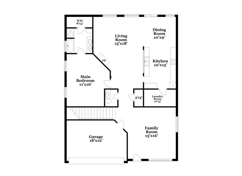 2,005/Mo, 1737 Rialto Way Justin, TX 76247 Floor Plan View
