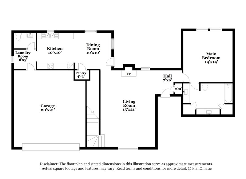 2,110/Mo, 5208 Gaelic Ct Denton, TX 76208 Floorplan View