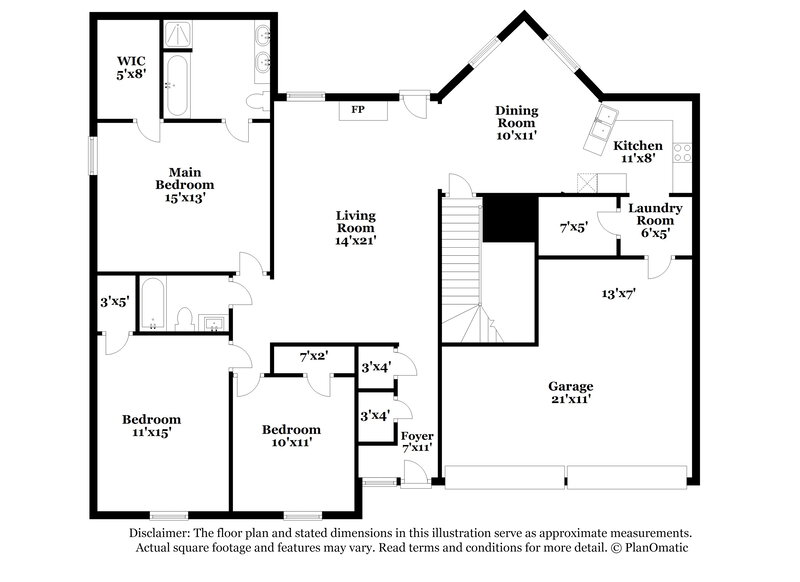 2,565/Mo, 610 Lemon Dr Arlington, TX 76018 Floor Plan View