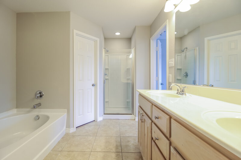 2,250/Mo, 3708 Fallmeadow St Denton, TX 76207 Main Bathroom View
