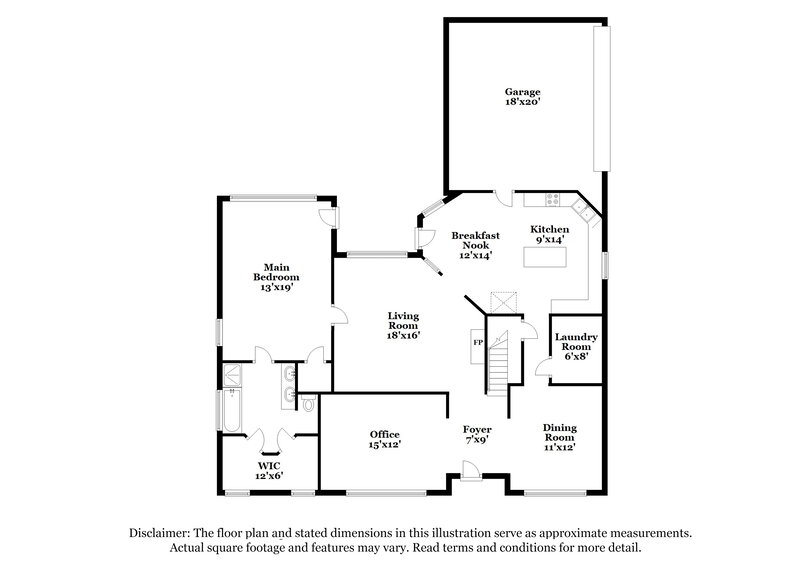 2,960/Mo, 1148 Devonshire Dr DeSoto, TX 75115 Floor Plan View