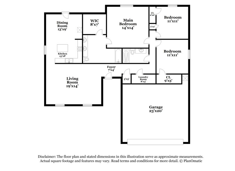 2,375/Mo, 960 Brookside Dr Cedar Hill, TX 75104 Floor Plan View