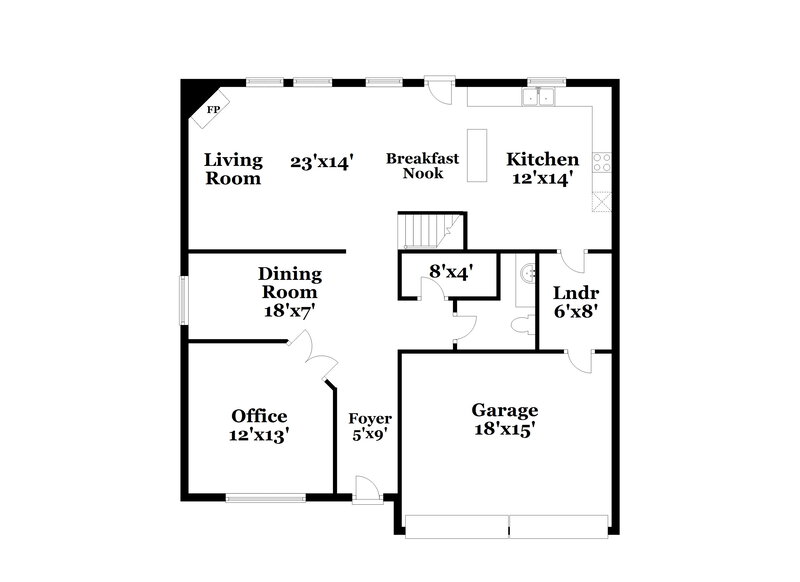 2,870/Mo, 3625 Bandera Ranch Rd Roanoke, TX 76262 Floor Plan View