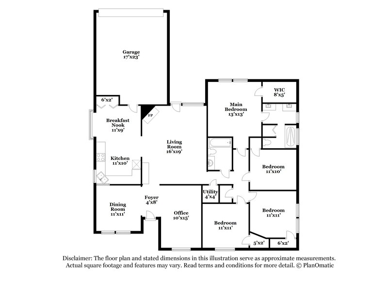 2,725/Mo, 600 Aldenwood St Allen, TX 75002 Floor Plan View