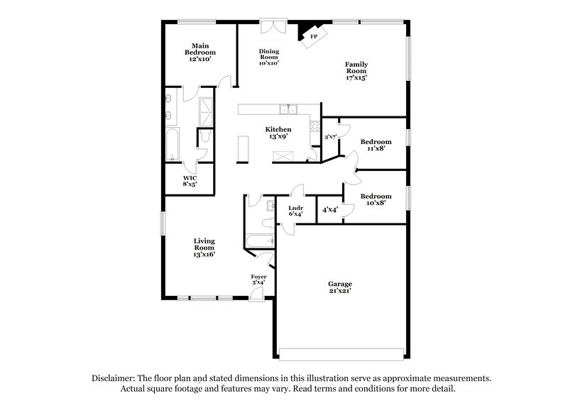 2,245/Mo, 9113 Nightingale Dr Fort Worth, TX 76123 Floor Plan View