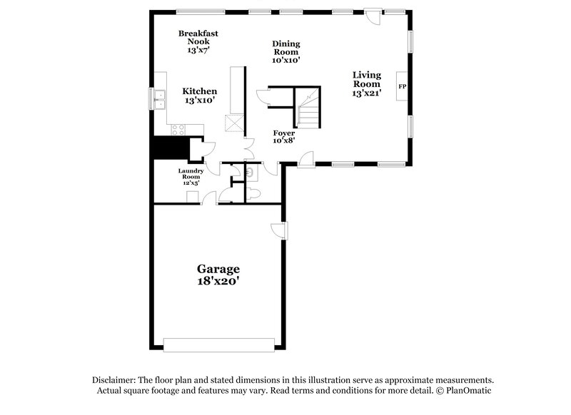 2,460/Mo, 6737 Moss Ln North Richland Hills, TX 76182 Floor Plan View