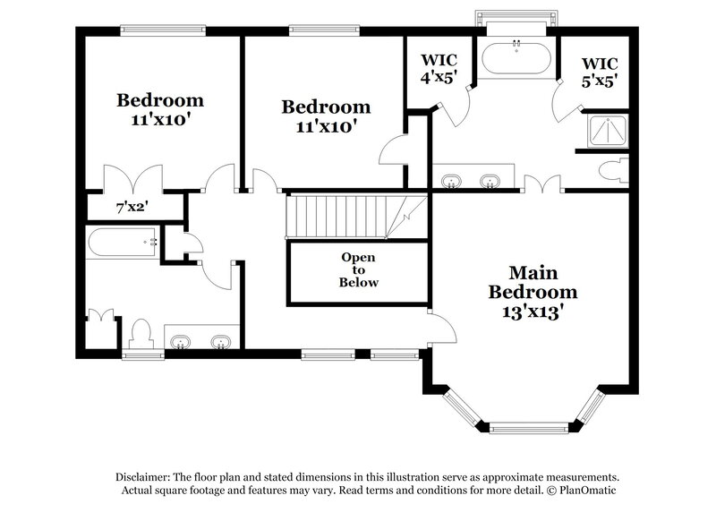 2,460/Mo, 6737 Moss Ln North Richland Hills, TX 76182 Floor Plan View 2