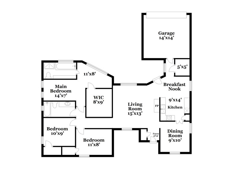 2,375/Mo, 2508 Widgeon Way Mesquite, TX 75181 Floor Plan View