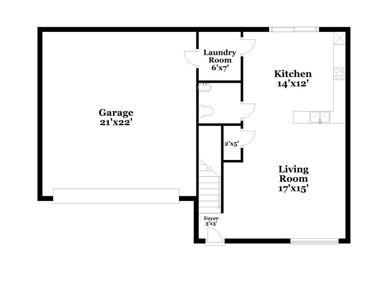 2,075/Mo, 3140 Middleview Rd Fort Worth, TX 76108 Floor Plan View