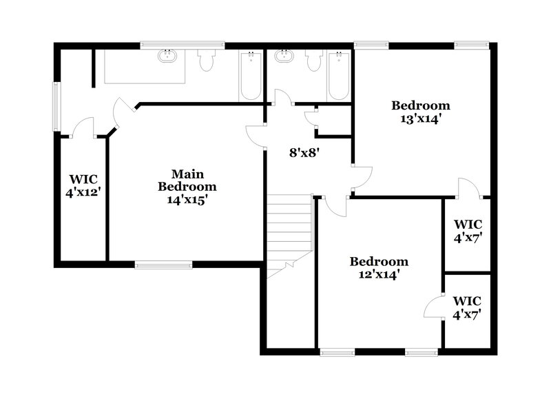 2,075/Mo, 3140 Middleview Rd Fort Worth, TX 76108 Floor Plan View 2