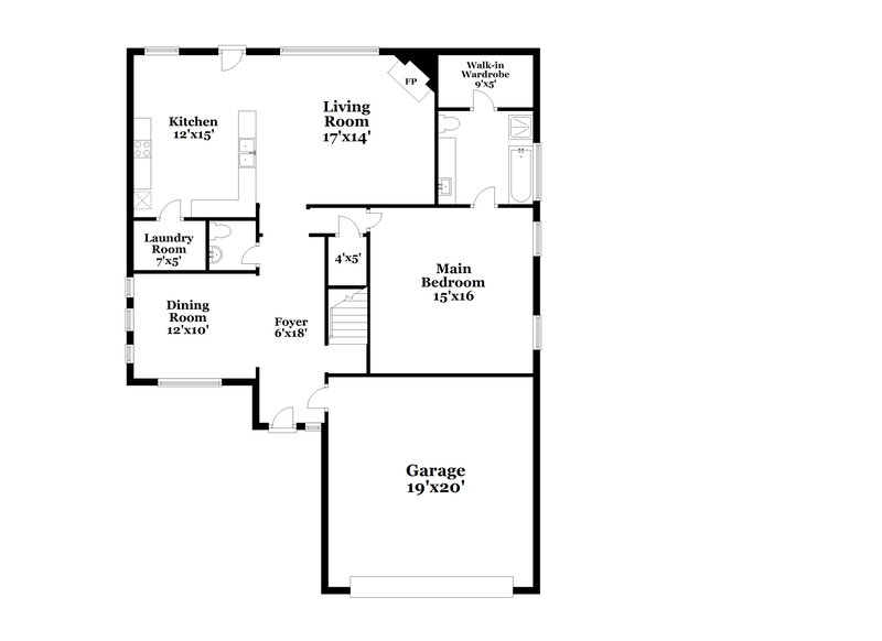 3,035/Mo, 8103 Guadalupe Rd Arlington, TX 76002 Floor Plan View