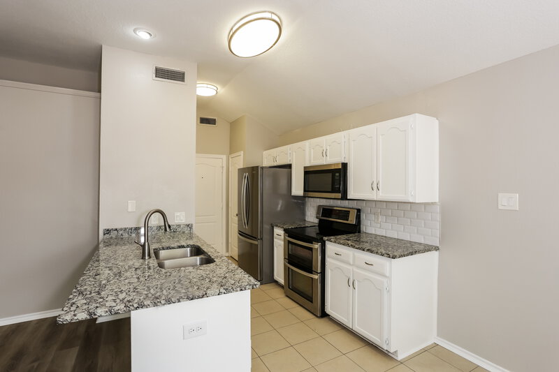 2,095/Mo, 6841 Black Wing Dr Fort Worth, TX 76137 Kitchen View 2