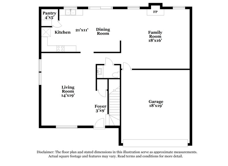 2,565/Mo, 1104 Beechwood Dr Denton, TX 76210 Floor Plan View 2