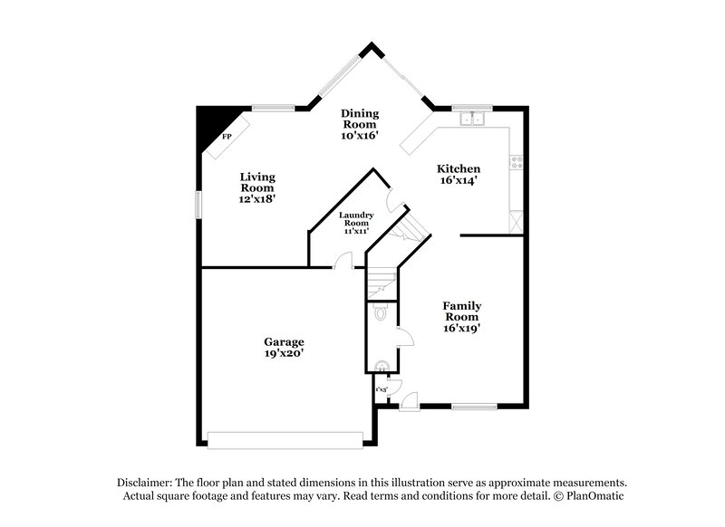 2,530/Mo, 8304 Cutter Hill Ave Fort Worth, TX 76134 Floorplan View