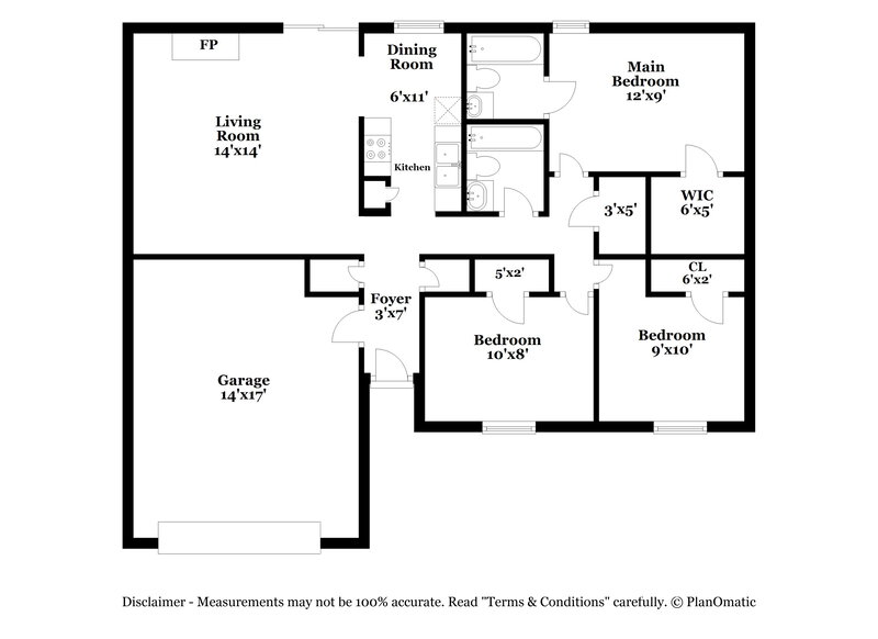 2,005/Mo, 1101 Twin Cedar Ct Arlington, TX 76018 Floor Plan View