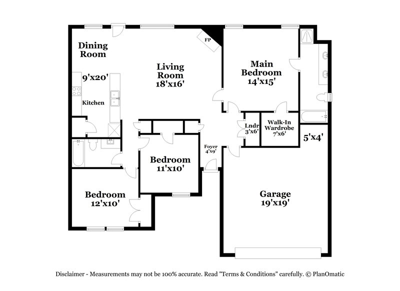2,315/Mo, 1712 Treasure Cay Dr Mansfield, TX 76063 Floor Plan View