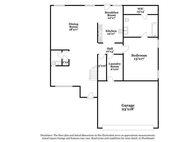 2,595/Mo, 1817 Lariat Dr Justin, TX 76247 Floor Plan View