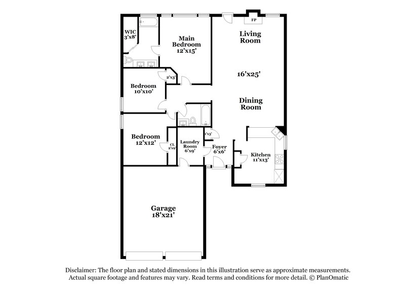 2,145/Mo, 4609 Birchbend Ln Fort Worth, TX 76137 Floor Plan View