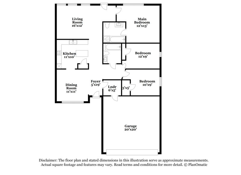 1,610/Mo, 1009 Chelsea Ln Forney, TX 75126 Floor Plan View