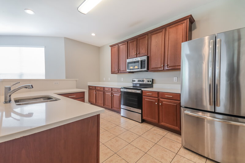 2,260/Mo, 9916 Boston Harbor Dr Providence Village, TX 76227 Kitchen View