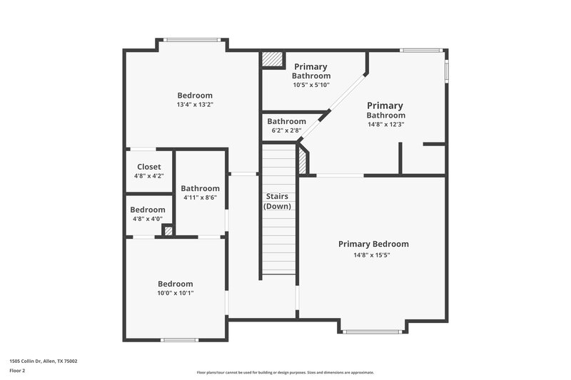2,405/Mo, 1505 Collin Dr Allen, TX 75002 Floor Plan View 2