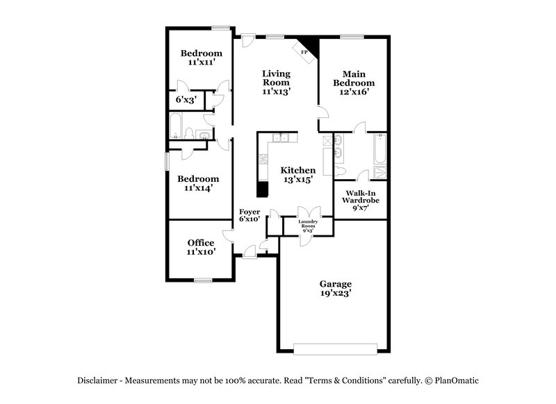 2,005/Mo, 1007 Stockton Dr Burleson, TX 76028 Floor Plan View